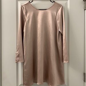 Zara Satin Blush Dress